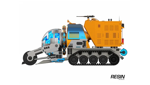 Chrono Miner RA2 1:35 scale resin kit